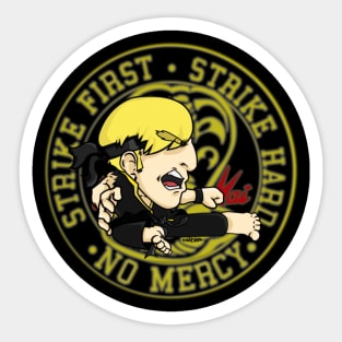 fly kick Sticker